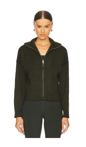 Carmen Knit Half Zip Sweatshirt in Olive. - size M (also in XL) - Varley - Modalova