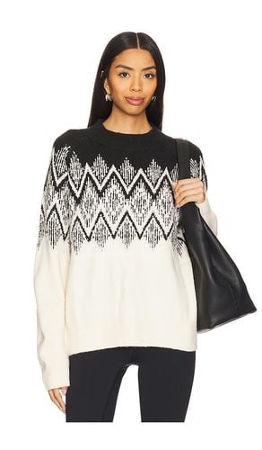 Siren Relaxed Jacquard Sweater in White. - size L (also in M, S, XS) - Varley - Modalova