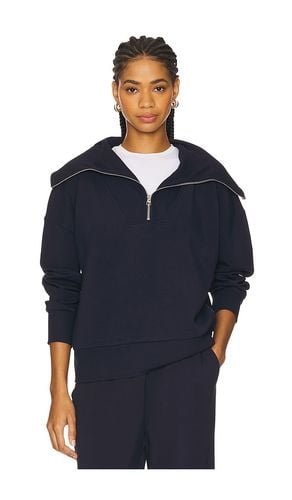 Catherine Half Zip Sweatshirt in Navy. - size L (also in M, S, XS) - Varley - Modalova