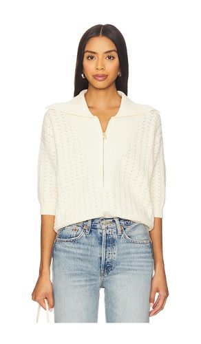 Arney Half Zip Polo in Ivory. - size L (also in M, S, XS) - Varley - Modalova