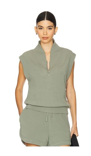 Loretta Half Zip Sweatshirt in Sage. - size M (also in S) - Varley - Modalova