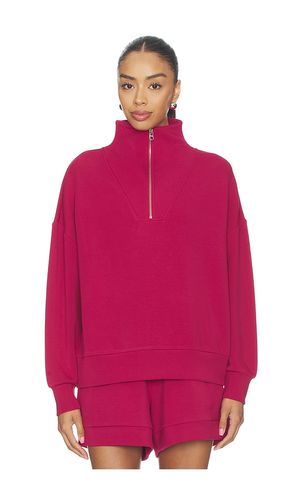 Hawley Half Zip Sweater in Burgundy. - size L (also in S) - Varley - Modalova