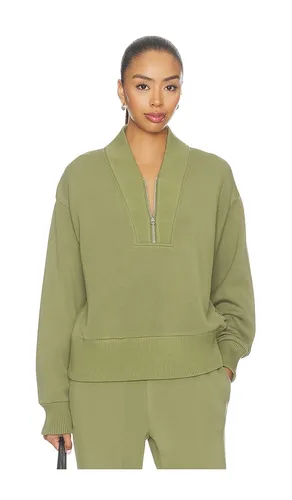 Sally Half Zip Sweat in Green. - size L (also in M, S, XL, XS) - Varley - Modalova