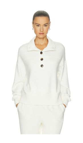 Bronya Button Placket Sweater in Ivory. - size L (also in M, S, XL, XS) - Varley - Modalova