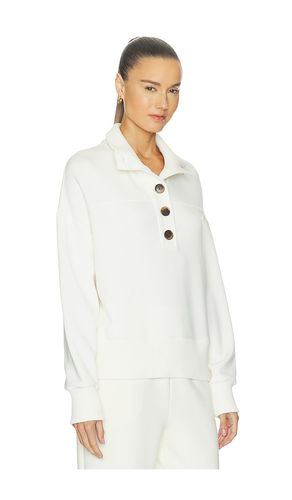 Bronya Button Placket Sweater in Ivory. - size L (also in M, S, XL, XS) - Varley - Modalova