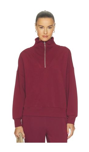 Hawley Half Zip Sweat in Burgundy. - size S (also in XS, M, L, XL) - Varley - Modalova