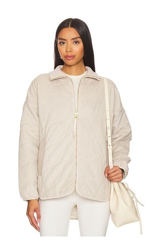 Libby Plush Quilted Jacket in Tan. - size L (also in M) - Varley - Modalova