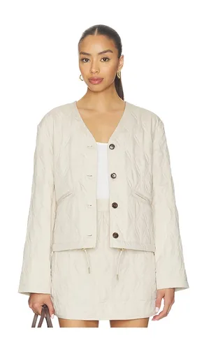 Saba Quilted Jacket in Ivory. - size M (also in S) - Varley - Modalova