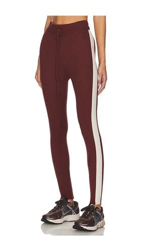 Aiden Knit Legging in Burgundy. - size L (also in M, S, XS) - Varley - Modalova