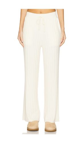 Simeon Wide Rib Knit Trouser in . Taglia M. Also in S - Varley - Modalova