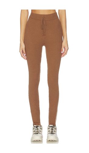 Aiden Knit Legging in Brown. - size L (also in S, XS) - Varley - Modalova
