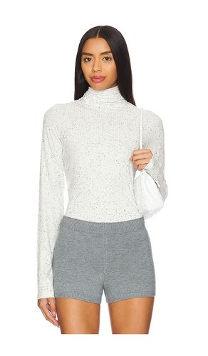 Roya Roll Neck Long Sleeve Tee in White. - size M (also in S, XS) - Varley - Modalova