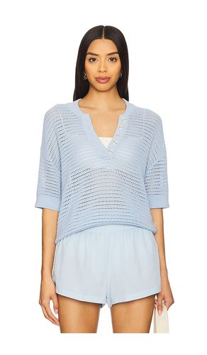 Callie Knit Top in Baby Blue. - size M (also in S, XS) - Varley - Modalova