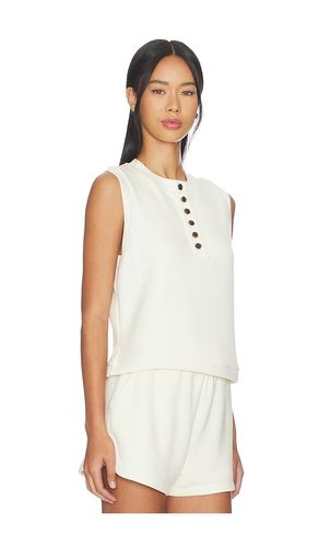 Marla Button Placket Tank Top in . Taglia L. Also in M, S - Varley - Modalova