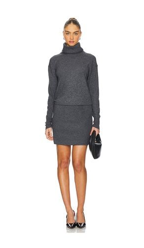 Cassidy Turtleneck Mini Dress in Grey. - size L (also in XS) - Veronica Beard - Modalova