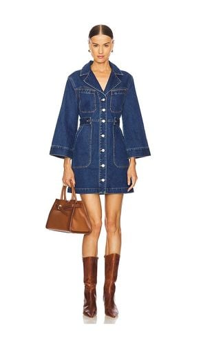 Mckinley Dress in Denim-Medium. - size M (also in S) - Veronica Beard - Modalova