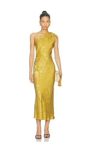 Grycen Dress in Metallic Gold. - size 0 (also in 10, 2) - Veronica Beard - Modalova
