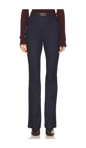Gracie Pant With Belt in Blue. - size 0 (also in 00, 2, 4, 6, 8) - Veronica Beard - Modalova