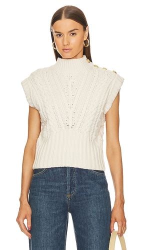 Holton Knit Vest in Ivory. - size L (also in XL) - Veronica Beard - Modalova