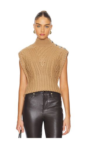 Holton Knit Vest in Beige. - size L (also in M, S, XL, XS) - Veronica Beard - Modalova