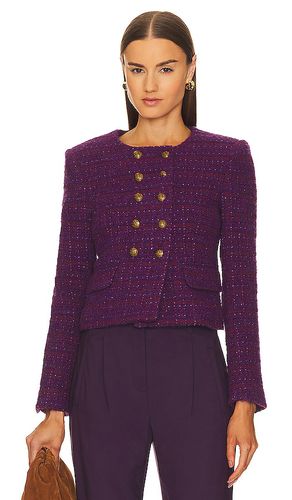 Bentley Jacket in Purple. - size 12 (also in 14) - Veronica Beard - Modalova