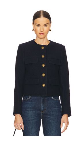 Chaqueta leslie en color talla 0 en - Navy. Talla 0 (también en 10, 12, 14, 16, 2, 4, 6, 8) - Veronica Beard - Modalova