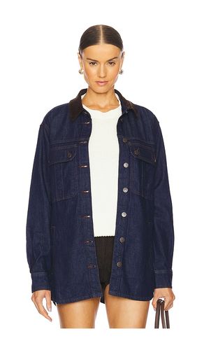 Mikaela Shacket in Denim-Dark. - size M (also in XS) - Veronica Beard - Modalova