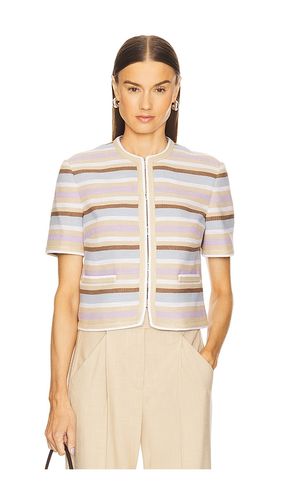 Wyatt Jacket in Tan,Blue. - size 0 (also in 00, 10, 12, 2, 6, 8) - Veronica Beard - Modalova