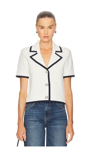 Stovall Knit Jacket in White. - size L (also in M, S, XS) - Veronica Beard - Modalova