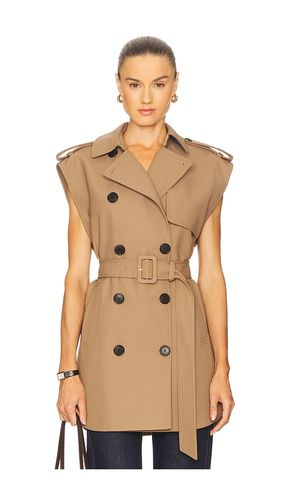 Willmott Trench Vest in Beige. - size S (also in XS) - Veronica Beard - Modalova