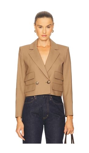 Wilkie Jacket in Tan. - size 0 (also in 10, 4, 6, 8) - Veronica Beard - Modalova
