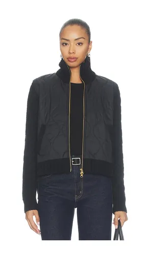Patra Mixed Media Jacket in . - size M (also in S, XS) - Veronica Beard - Modalova