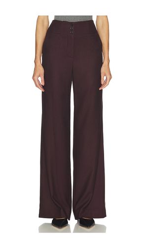 Giovanna Pant in Brown. - size 0 (also in 00, 10, 2, 4, 6, 8) - Veronica Beard - Modalova