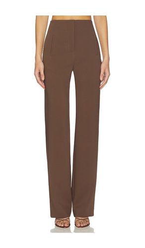 Carys Pant in Brown. - size 0 (also in 10, 4, 6, 8) - Veronica Beard - Modalova