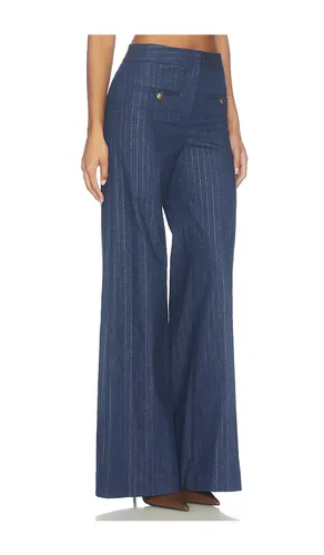 Ledger Pant in Navy. - size 0 (also in 00, 10, 12, 2, 4, 8) - Veronica Beard - Modalova