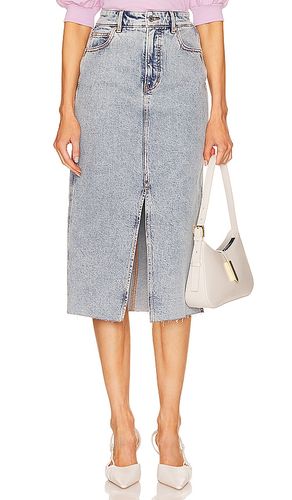 Victoria Long Midi Skirt in Denim-Light. - size 2 (also in 4) - Veronica Beard - Modalova