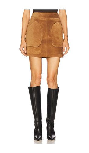 Norwood Skirt in Brown. - size 2 (also in 4) - Veronica Beard - Modalova