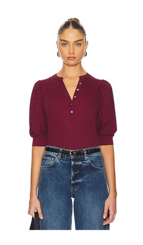 Coralee Top in Burgundy. - size M (also in S) - Veronica Beard - Modalova