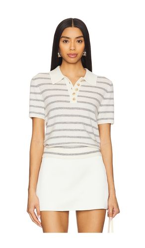 Brandt Cashmere Polo in Cream. - size L (also in S) - Veronica Beard - Modalova