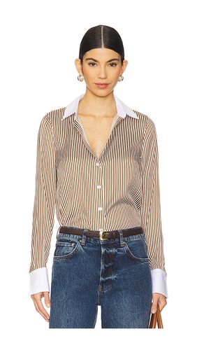 Camisa amelia en color neutral talla 0 en & - Neutral. Talla 0 (también en 00, 10, 12, 2, 4, 6) - Veronica Beard - Modalova