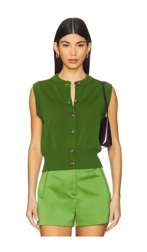 Chaleco percy en color verde talla L en - Green. Talla L (también en M, S, XL, XS) - Veronica Beard - Modalova