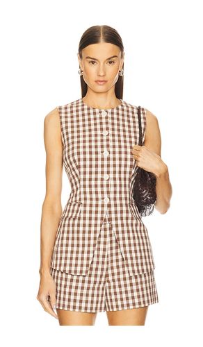 Lois Vest in Brown. - size 0 (also in 00, 10, 12, 2, 4, 6) - Veronica Beard - Modalova