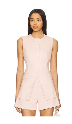 Lois Vest in Blush. - size 0 (also in 12) - Veronica Beard - Modalova