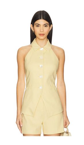 Orlinda Vest in Lemon. - size 00 (also in 10, 12, 2, 6, 8) - Veronica Beard - Modalova