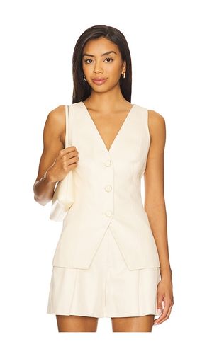 Avalina Vest in Neutral. - size 00 (also in 10, 12, 16, 6, 8) - Veronica Beard - Modalova