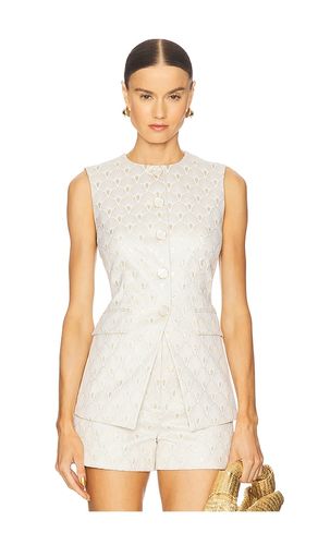 Lois Vest in Neutral. - size 10 (also in 2, 4, 6, 8) - Veronica Beard - Modalova