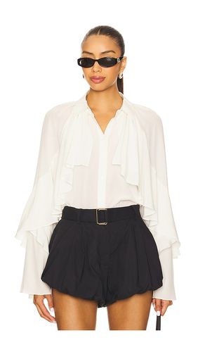Demaris Blouse in White. - size 0 (also in 00, 2, 4, 6, 8) - Veronica Beard - Modalova