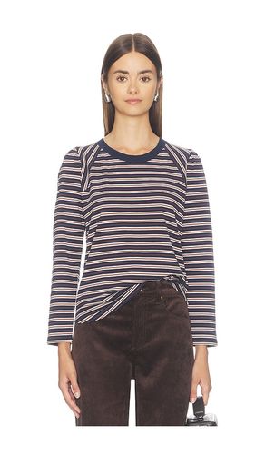 Mason Baseball Tee in Navy. - size L (also in M, S, XS) - Veronica Beard - Modalova