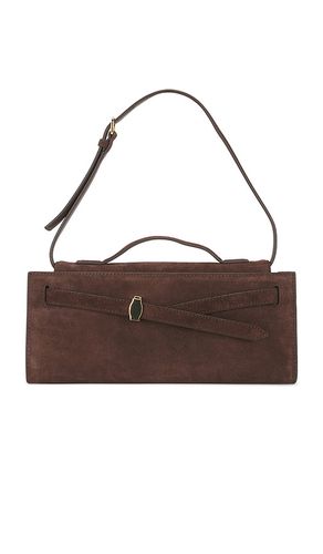 Suede Dash Clutch in Brown - Veronica Beard - Modalova