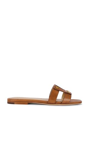 Via Slide in Cognac. - size 10 (also in 6, 8, 8.5, 9) - Veronica Beard - Modalova